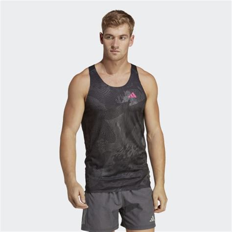 adidas miteam18 singlet herren schwarz|adidas Adizero Running Singlet .